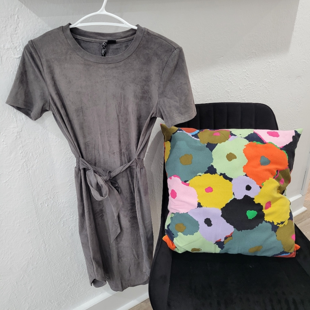 Suede la Classe couture dress